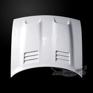 Amerihood TYPE-RDY STYLE Functional Heat Extractor Ram Air Hood: Dodge Challenger 2008 - 2023