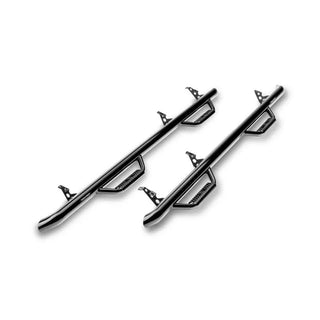 N-Fab Wheel To Wheel Nerf Steps Gloss Black (SIDE): Jeep Wrangler 18-26 6.4L/3.6L/3.0L EcoDiesel/2.0L