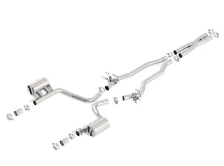 Borla ATAK Cat-Back Exhaust System (Reuses OEM Tips): Dodge Challenger 6.4L 392 2015 - 2023