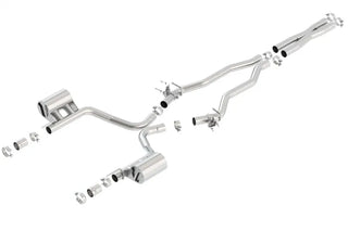 Borla ATAK Cat-Back Exhaust System (Reuses OEM Tips): Dodge Challenger 6.4L 392 2015 - 2023