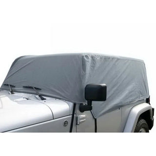 Rampage 4-Layer Car Cover Grey: Jeep Wrangler JK 2007-2018 3.6L/3.8L V6