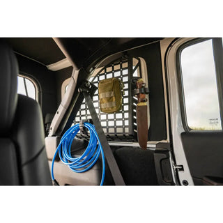 DV8 Offroad Rear Window Pocketed Molle Panels (REAR): Jeep Wrangler JL 2018-2026 2.0L Turbo/3.6L V6