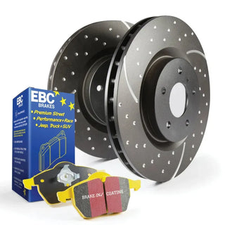 EBC S5 Brake Pads & Rotors Kit (FRONT): Dodge Charger 5.7L AWD Pursuit 2006 - 2023