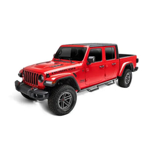 N-Fab Predator Pro Nerf Steps Textured Black (F&R): Jeep Gladiator 20-26 3.6L/3.0L EcoDiesel