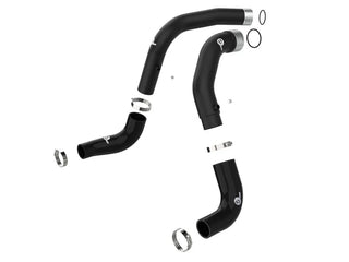 aFe BladeRunner Hot & Cold Charge Pipe Kit (BLACK): Jeep Gladiator / Wrangler 3.0L EcoDiesel (21-23)