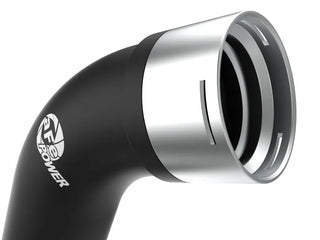 aFe BladeRunner Hot & Cold Charge Pipe Kit (BLACK): Jeep Gladiator / Wrangler 3.0L EcoDiesel (21-23)