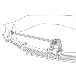 Tuff Country Traction Bars Pair: Fits Dodge Ram 2500/3500 2003-2013 5.7L/6.7L Diesel