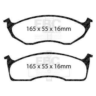 EBC RedStuff Brake Pads: Neon SRT4 2.4L Turbo 2003 - 2005