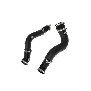 aFe BladeRunner Hot & Cold Charge Pipe Kit: Ram 2500 / 3500 19-23 6.7L Diesel - Wrinkle Black