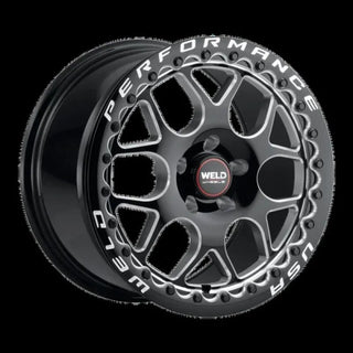 Weld Solana / Gloss Black Milled | 17x10 | 5x115 | +30mm - Beadlock