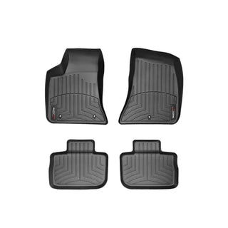 WeatherTech FloorLiners F&R Black: 2011-2023 Charger / 300 RWD