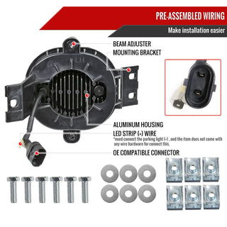 Spec D LED Fog Lights: Dodge Ram & Durango 2002 - 2009