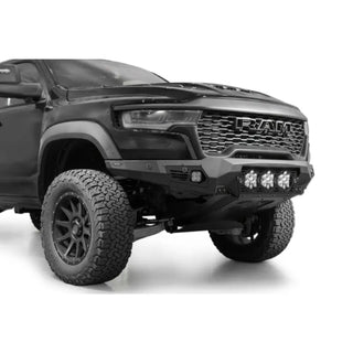 Addictive Desert Designs RHO Bomber Front Bumper 3 Baja Designs LP6: Ram 1500 2025 3.0L