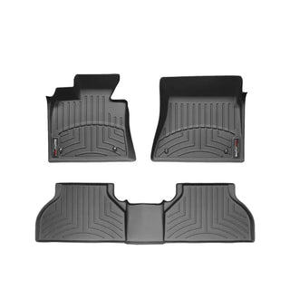 WeatherTech Front and Rear FloorLiners (F&R) Black: Jeep Wrangler Unlimited JK 2014-2018