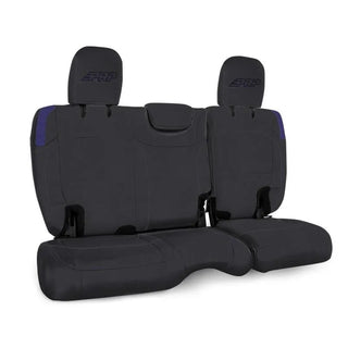 PRP Jeep Wrangler JL Rear Bench Covers Black/Purple (REAR): Jeep Wrangler 2018-2026 2.0L/3.6L