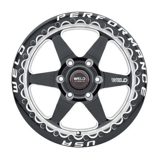 Weld S909 Ventura / Gloss Black Milled | 17x10 | 6x139.7 | +25mm - Beadlock