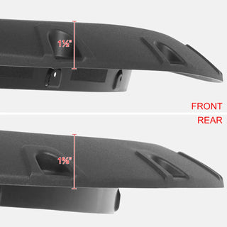 Spec D Riveted Style Fender Flares (Texture Black, 4pc): Ram 2500 & 3500 2019 - 2024