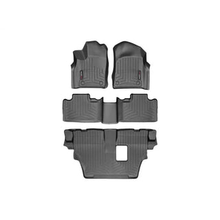 WeatherTech FloorLiners Front, Rear & 3rd Row: 16-23 Durango 2nd Row Bench - Black