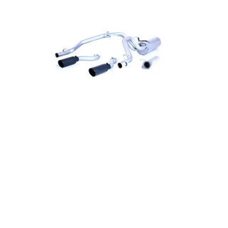 Gibson Dual Split Cat-Back Perf Exhaust Black Tips: Ram 1500 25 3.6L V6