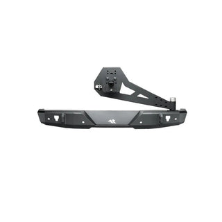 Rugged Ridge HD Rear Bumper w/ Swing-Out Tire Carrier (REAR): Jeep Wrangler JL 2018-2026