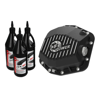 aFe Power Pro Series M220 Rear Diff Cover w/ Oil Sight Glass: Jeep Wrangler 18-25 6.4L/3.6L/2.0L