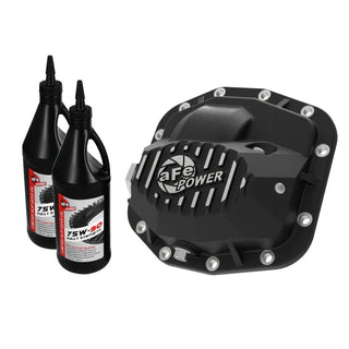 aFe Pro Series Front Diff Cover w/ Oil: Jeep Wrangler 18-23 3.6L/2.0L