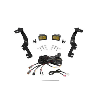 Diode Dynamics Stage Series Ditch Light Kit Yellow Pro Combo: Fits Ram 1500 2019-2024 6.2L/5.7L