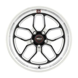 Weld S107 Laguna / Gloss Black Milled | 20x9.5 | 5x127 | +0mm Offset