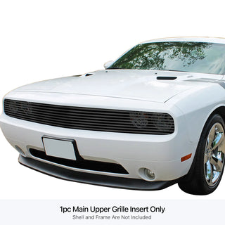 APS Phantom Black Stainless Upper Billet Grille: Dodge Challenger 2009 - 2014