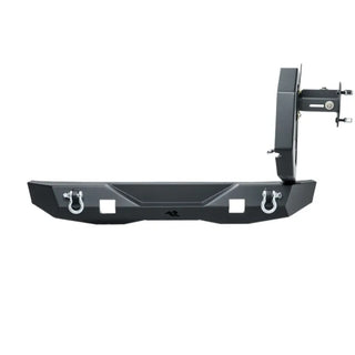 Rugged Ridge XOR Rear Bumper w/ Swing Out Tire Carrier (REAR): Jeep Wrangler JK 2007-2018 3.6L/3.8L V6 - Tex. Blk