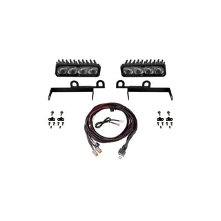 Diode Dynamics SS6 Sport LED Kit White Fog: Ram 1500 2013-2018 5.7L/3.6L