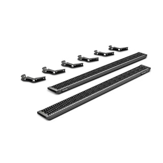 N-Fab Growler Fleet Running Board Tex Black: Ram 1500 2015-2024 3.6L/5.7L