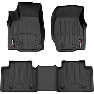 WeatherTech FloorLiner Floor Mats (F&R): Jeep Grand Cherokee (22-26) L & 4Xe 2-Rows - Black