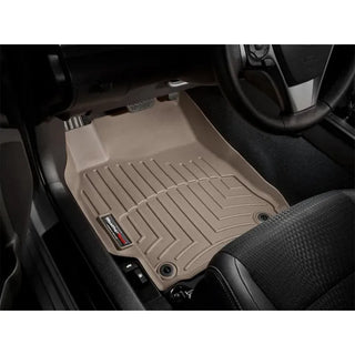 WeatherTech Front, Rear & 3rd Row FloorLiners Tan: Durango 2013-2015 2nd Row Bench