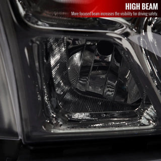 Spec D OEM Style Headlights (Smoke): Ram 1500 2019 - 2024