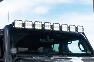 Diode Dynamics SS5 Sport CrossLink Windshield Lightbar Kit Yellow (FRONT): Jeep Wrangler JL 2018-26 / Gladiator JT 20-24