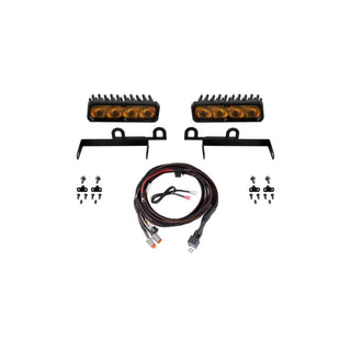 Diode Dynamics SS6 Sport LED Kit Yellow Fog: Ram 1500 2013-2018 5.7L / 3.6L