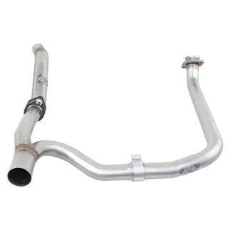 aFe Twisted Steel Loop Delete Down-Pipe & Y-Pipe 2"-2.5" Exhaust: Jeep Wrangler 12-18 3.6L V6