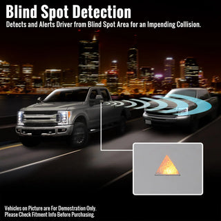 Spec D Driver Mirror w/ Turn & Puddle Light (MANUAL-FOLD, BLACK): Ram 2500 / 3500 (19-26)