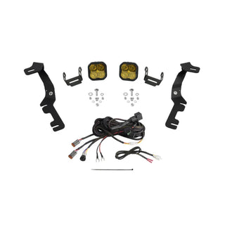 Diode Dynamics Stage Series Ditch Light Kit Yellow Pro Combo: Fits Ram 1500 2019-2024 6.2L/5.7L