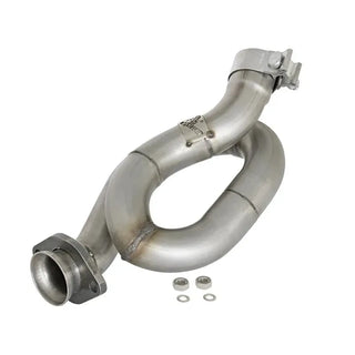 aFe Twisted Steel Loop Relocation Pipe 2": Jeep Wrangler 12-18 3.6L V6