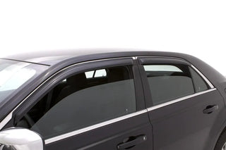 AVS Ventvisor Outside Mount Window Deflectors (4PC, Smoke): Chrysler 300 2011 - 2024