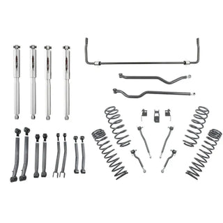 Belltech 4" Lift Kit w/ Trail Perf Shocks & Rear Sway Bar (F&R): Jeep Wrangler 18-26 6.4L/3.6L/3.0L EcoDiesel/2.0L