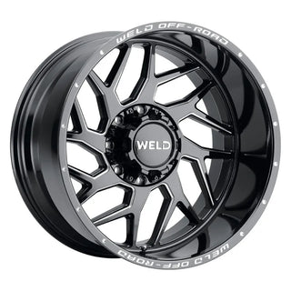 Weld W117 Fulcrum / Gloss Black Milled | 20x9 | 8x165.1 | +0mm Offset