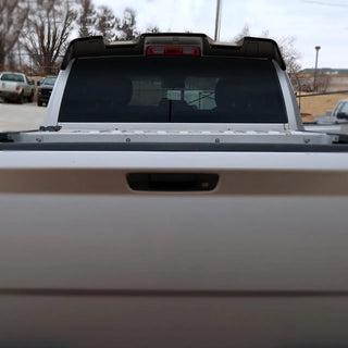 Spec D Rear Cab Spoiler (Glossy Black, 3pc): Ram 1500 2013 - 2018