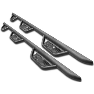 N-Fab Podium LG Nerf Step Bed Access 3in: Fits Ram 1500/2500/3500 2010-2019 3.0L/3.6L/5.7L/6.4L/6.7L - Tex Black