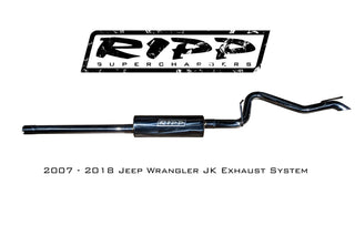 Ripp T-304 Stainless Steel Catback Exhaust Kit: Jeep Wrangler JK (2007-2018)