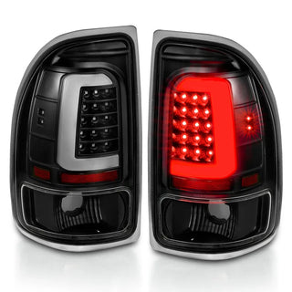 ANZO LED Tail Lights (Black/Clear): Dodge Dakota 1997 - 2004
