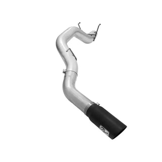 aFe Atlas 5" Aluminized Steel DPF-Back Exhaust Black Tip: Ram 2500 / 3500 13-18 6.7L Diesel