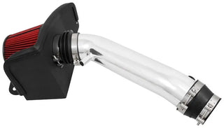 Spectre Polished Air Intake Kit w/Red Filter (F&R): Jeep Grand Cherokee / Dodge Durango 2016-2024 3.6L